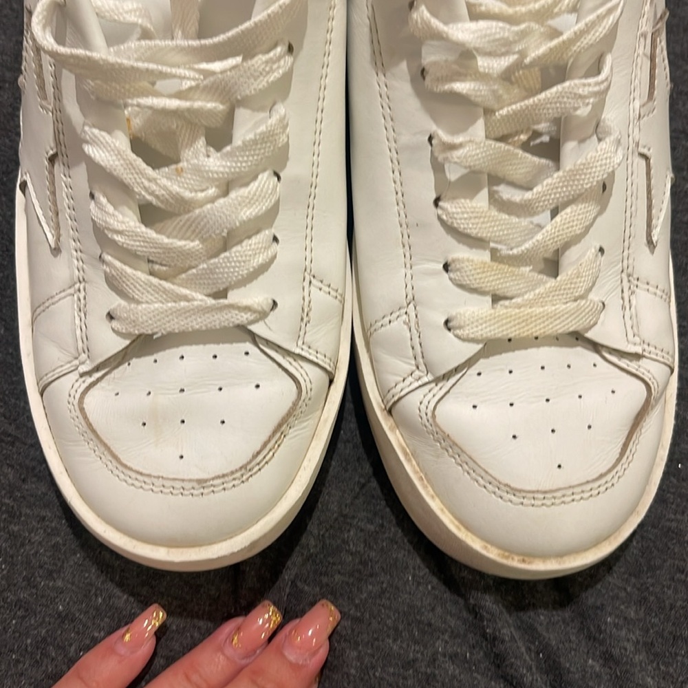 Golden Goose White Leather Sneakers - Picture 11 of 17